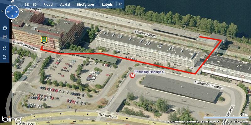 Map Winn Hotel Haninge