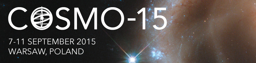 COSMO-15, the 19th annual International Conference on Particle Physics and Cosmology
