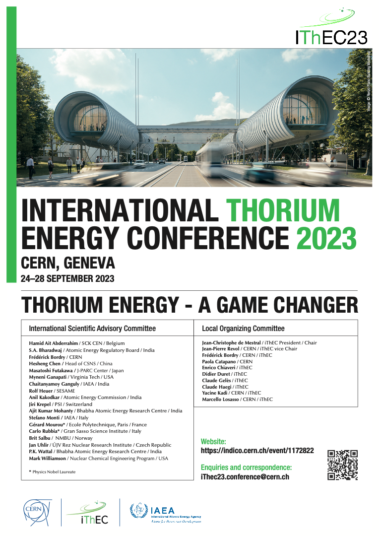 International Thorium Energy Conference 2023 CERN, Geneva (Postponed