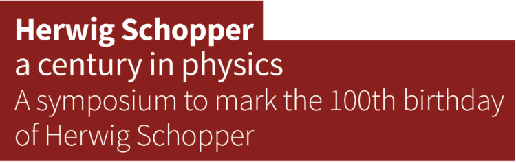 Herwig Schopper - a century in physics