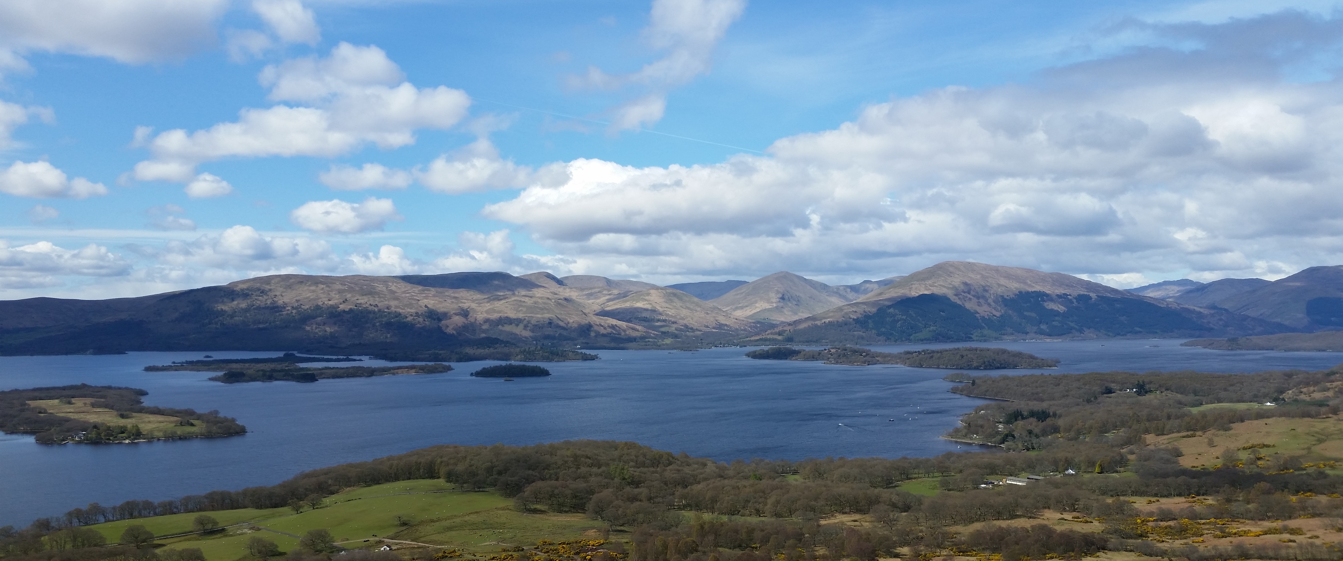 View of Loch Lomond from Conic Hill, Scotland