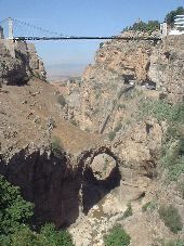 The Suspended Sidi M'cid Bridge
