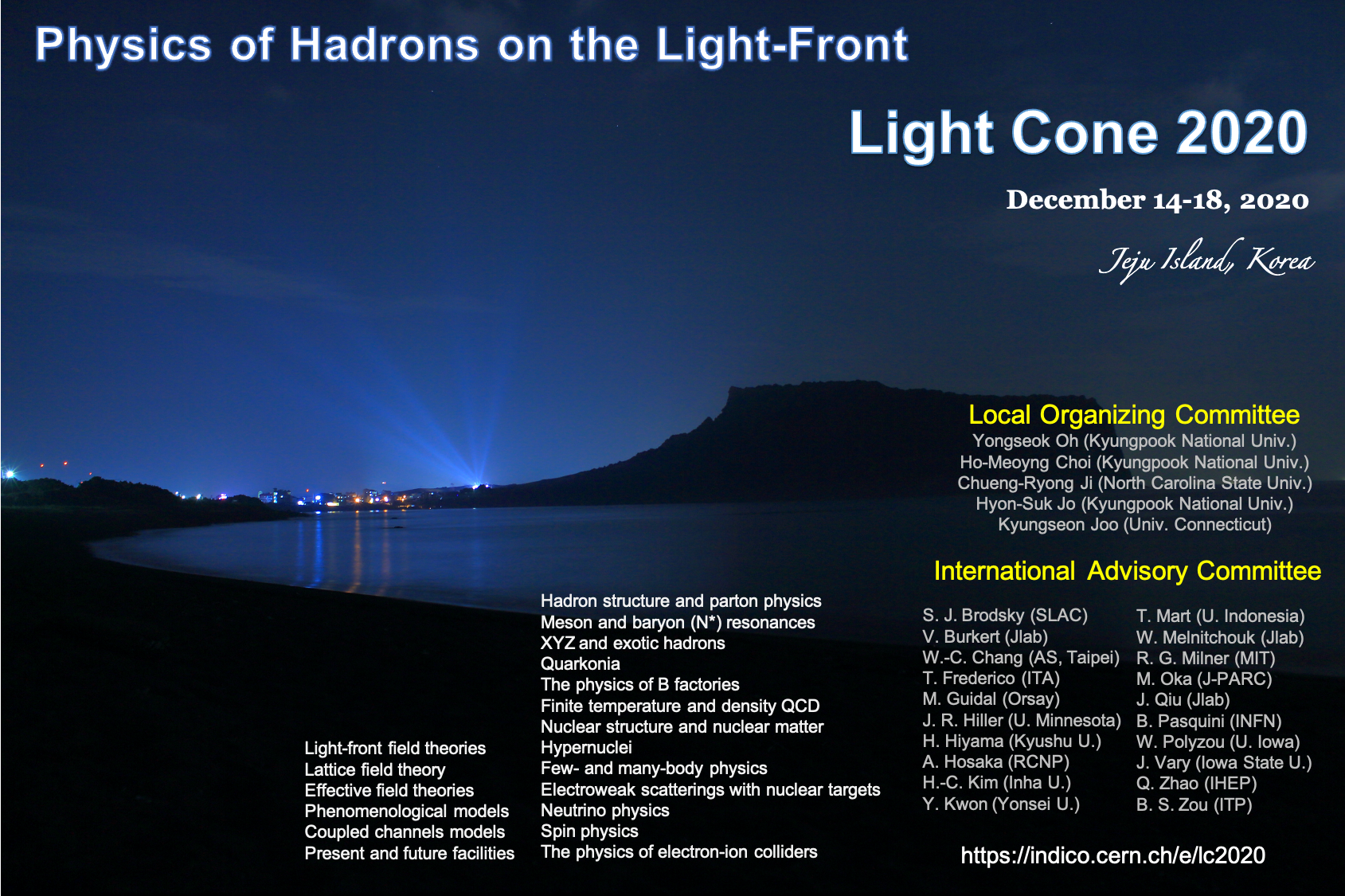 Lc Physics Of Hadrons On The Light Front 5 10 July 21 Indico